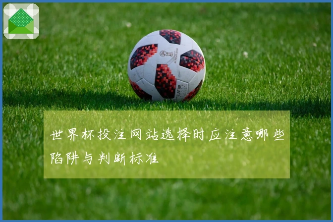 世界杯投注网站选择时应注意哪些陷阱与判断标准