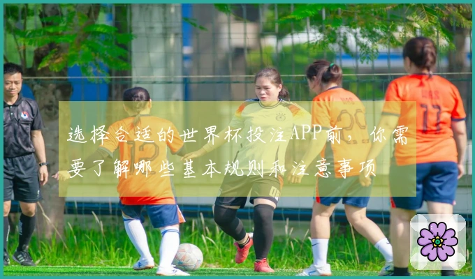 选择合适的世界杯投注APP前，你需要了解哪些基本规则和注意事项