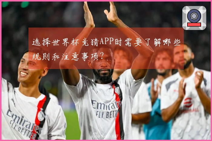 选择世界杯竞猜APP时需要了解哪些规则和注意事项？