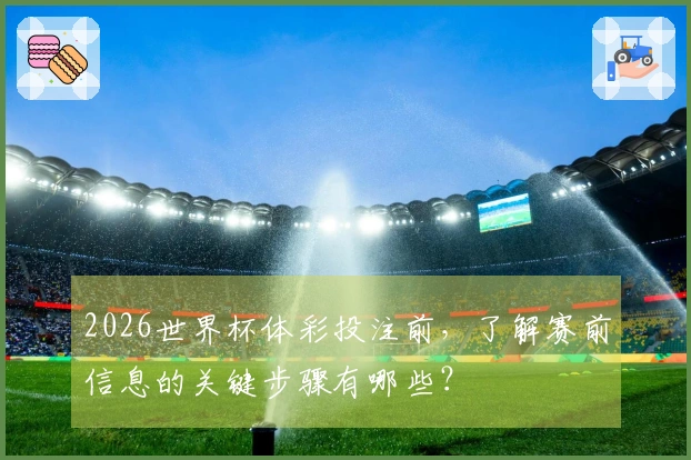 2026世界杯体彩投注前，了解赛前信息的关键步骤有哪些？